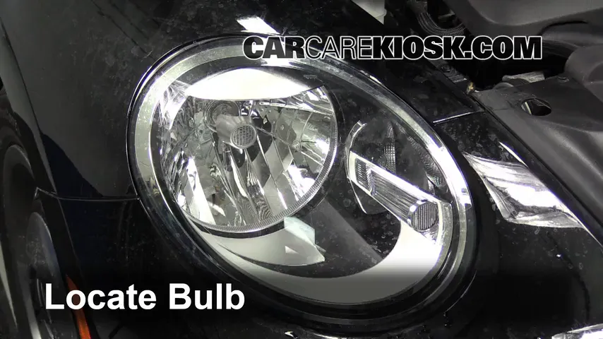 2013 Volkswagen Beetle 2.5L 5 Cyl. Convertible (2 Door) Luces Faro delantero (reemplazar foco)